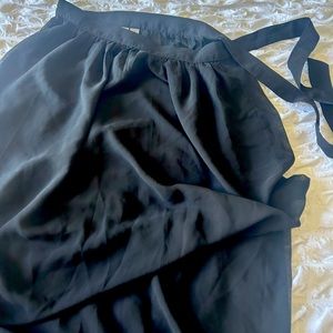 Black maxi mesh sarong